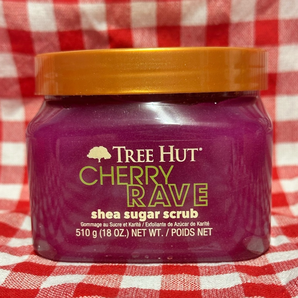 Tree Hut Cherry Rave Shea Sugar Scrub - Purple
